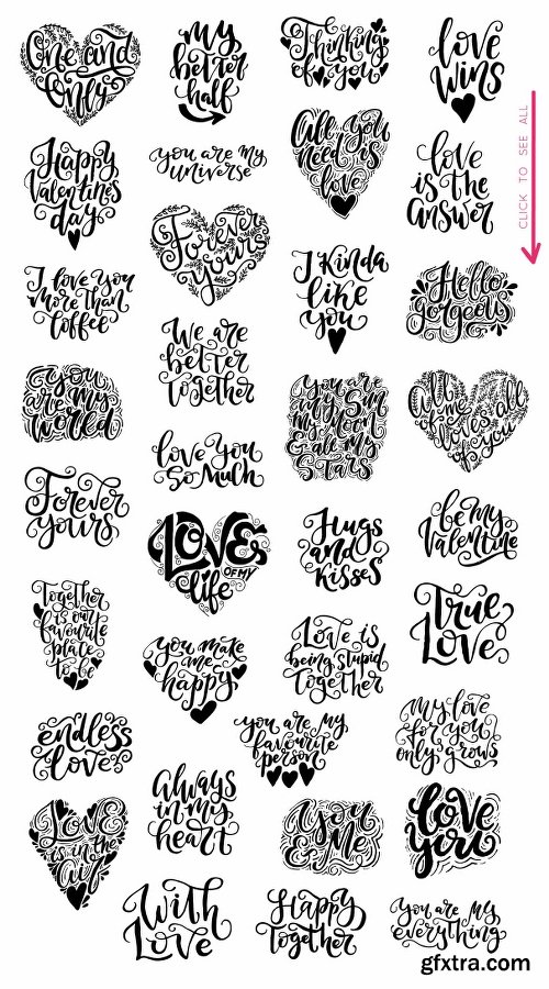 CreativeMarket Romantic Hand Drawn Lettering 2259857