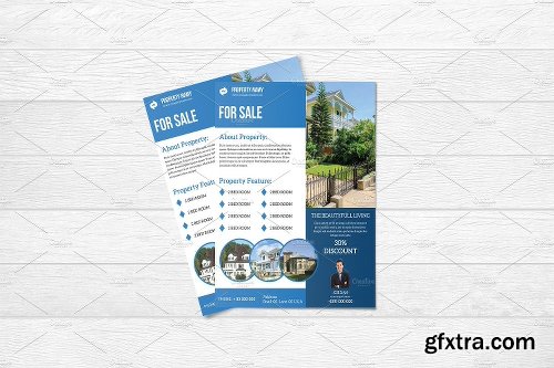 CreativeMarket Real Estate Flyer Template V655 2002185