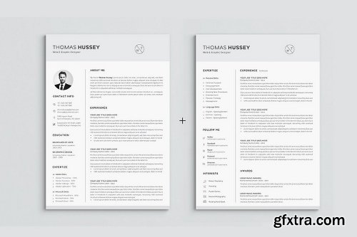 CreativeMarket Resume/CV - 5 Pages 2297000