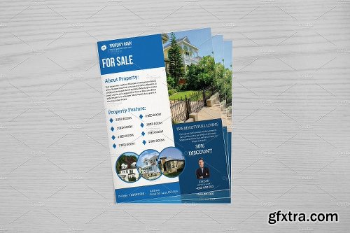 CreativeMarket Real Estate Flyer Template V655 2002185