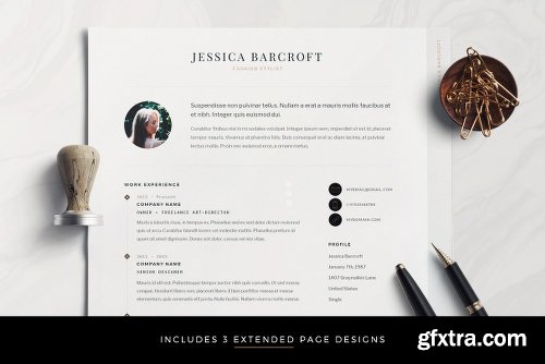 CreativeMarket Professional Modern CV For Word 2303192