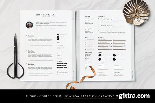 CreativeMarket Professional Modern CV For Word 2303192