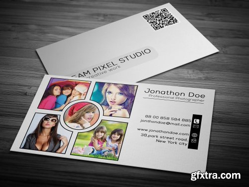 CreativeMarket Photography Business Card 2258252