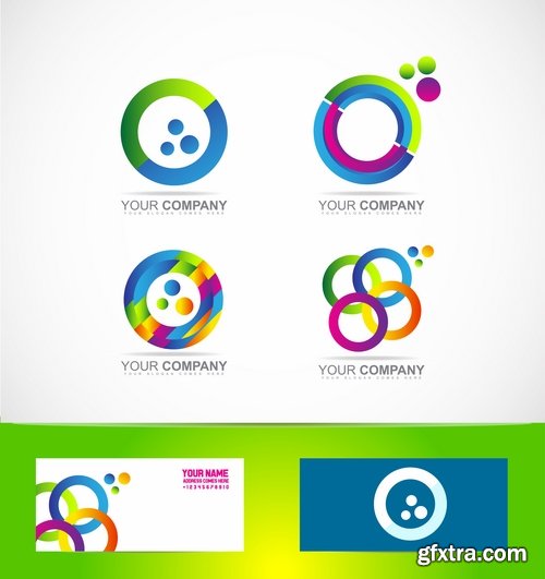 Picture vector logo illustration of the business campaign 38-25 Eps