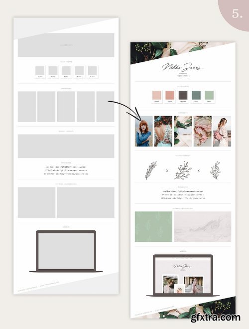 CreativeMarket Mood Board Template Bundle - Vol. 1 2297391