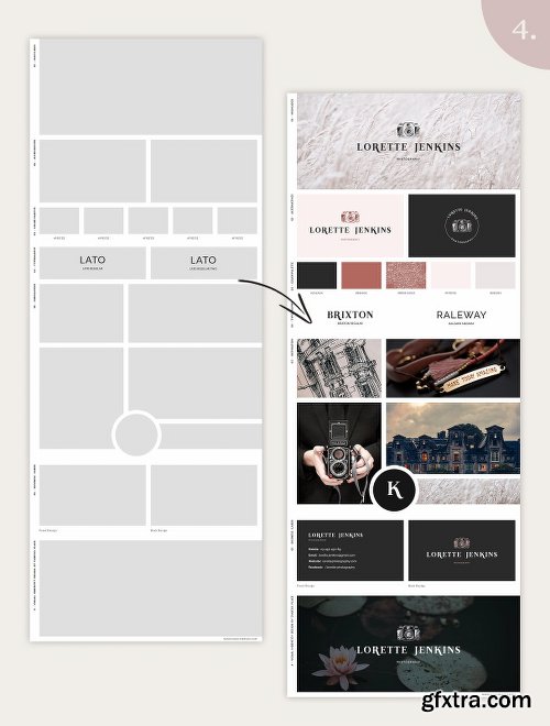 CreativeMarket Mood Board Template Bundle - Vol. 1 2297391