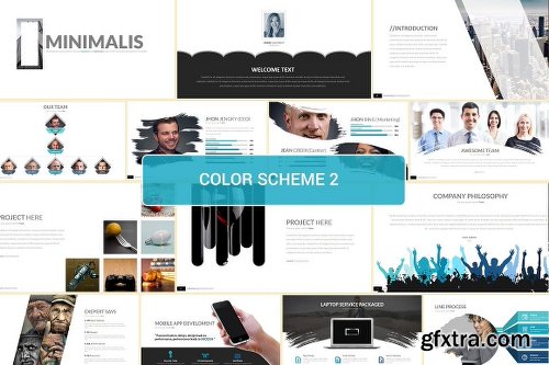 CreativeMarket Minimalis Powerpoint Template 2261506