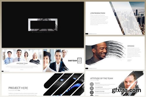 CreativeMarket Minimalis Powerpoint Template 2261506