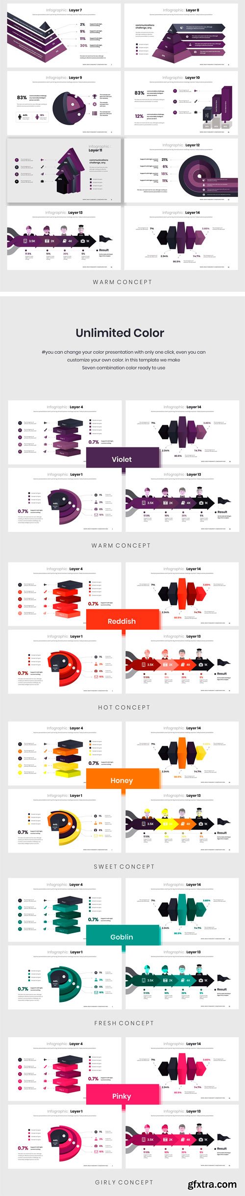 CM - Layer Infographic PowerPoint 2271988