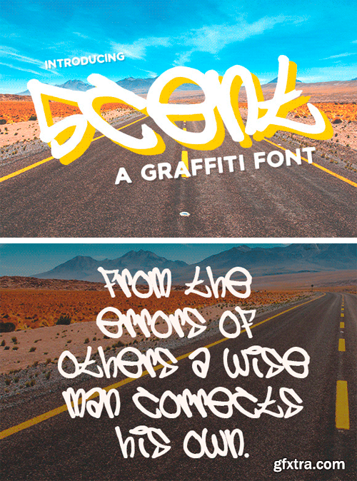 5cent Graffiti Font