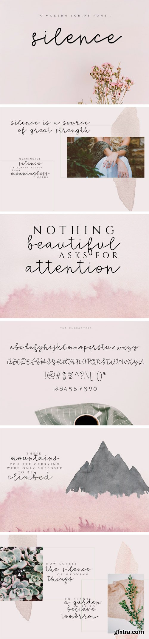 CM - Silence - Modern Script Font 2317958