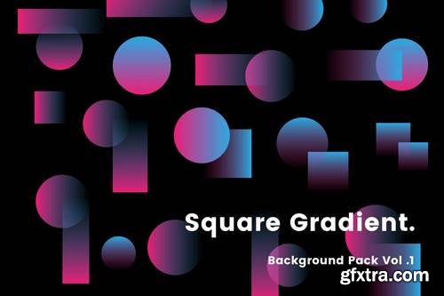 Square Gradient Background Vol 1