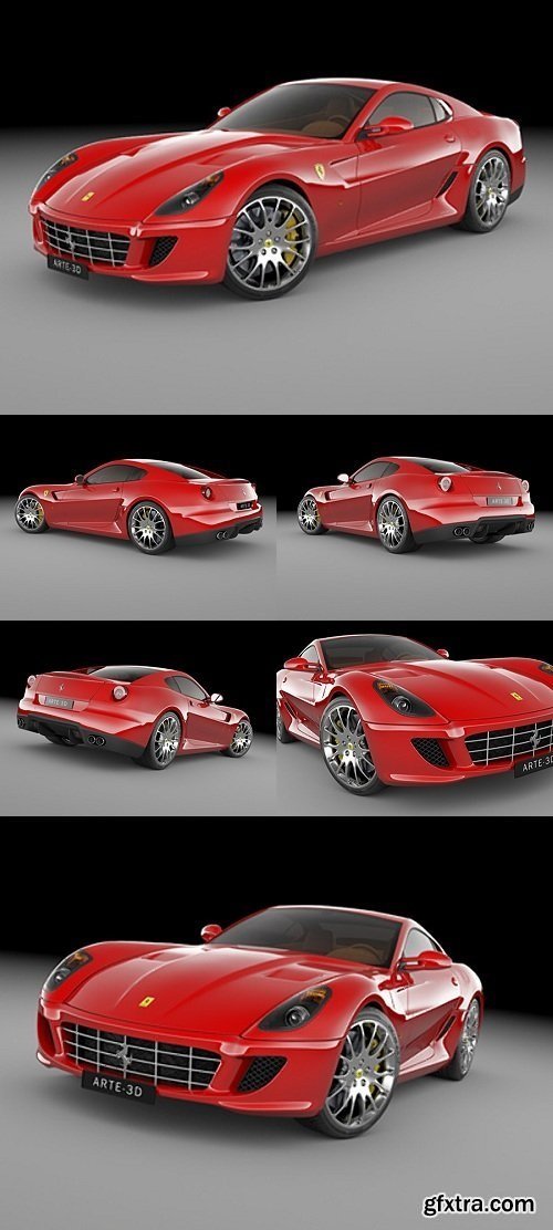 Ferrari 599 GTB Fiorano 3d Model