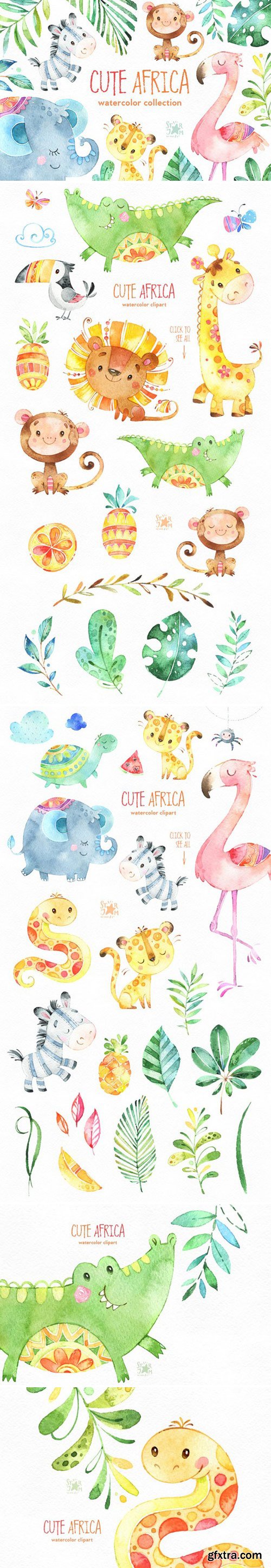 CM - Cute Africa. Animals &amp; Florals. 1597665