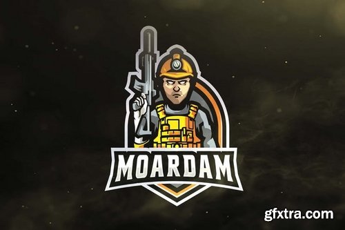 Miner Army & Goblin Sport Sports and Esports Logo Creator