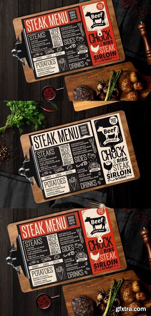 Steak Food Menu