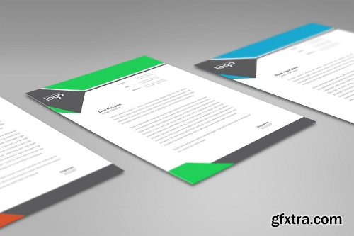 CreativeMarket Letterhead Template 2296641