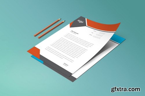 CreativeMarket Letterhead Template 2296641