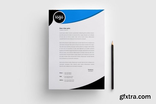 CreativeMarket Letterhead 2296650