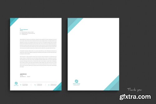 CreativeMarket Letterhead 2296940