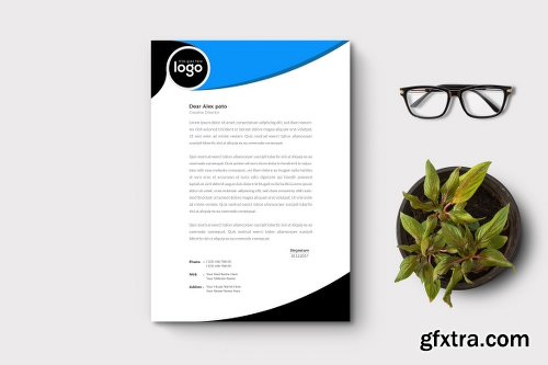 CreativeMarket Letterhead 2296650