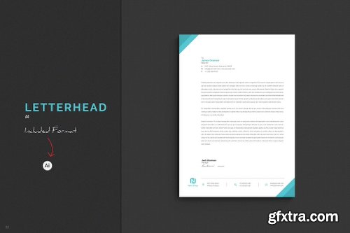 CreativeMarket Letterhead 2296940