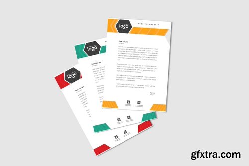 CreativeMarket Letterhead 2296940