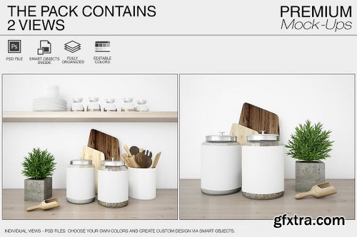 CreativeMarket Kitchen Accessories Set 2207097