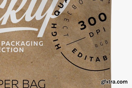 CreativeMarket KRAFT PAPER BAG MOCKUP LEFT FRONT 225971