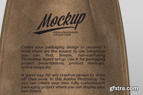 CreativeMarket KRAFT PAPER BAG MOCKUP LEFT FRONT 225971