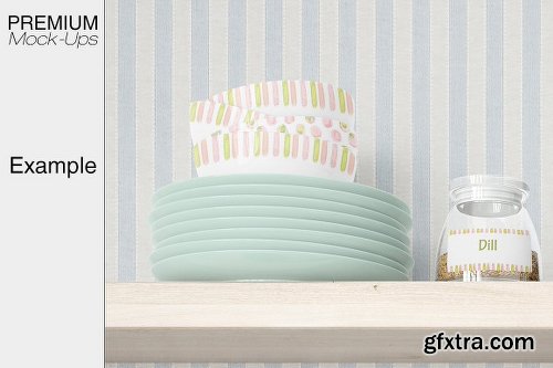 CreativeMarket Kitchen Accessories Set 2207097