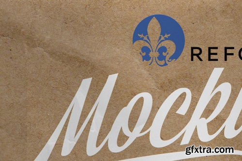 CreativeMarket KRAFT PAPER BAG MOCKUP LEFT FRONT 225971