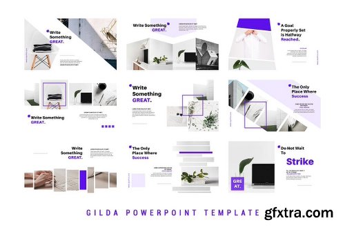 CreativeMarket Gilda Powerpoint Template 50% Off! 2261466