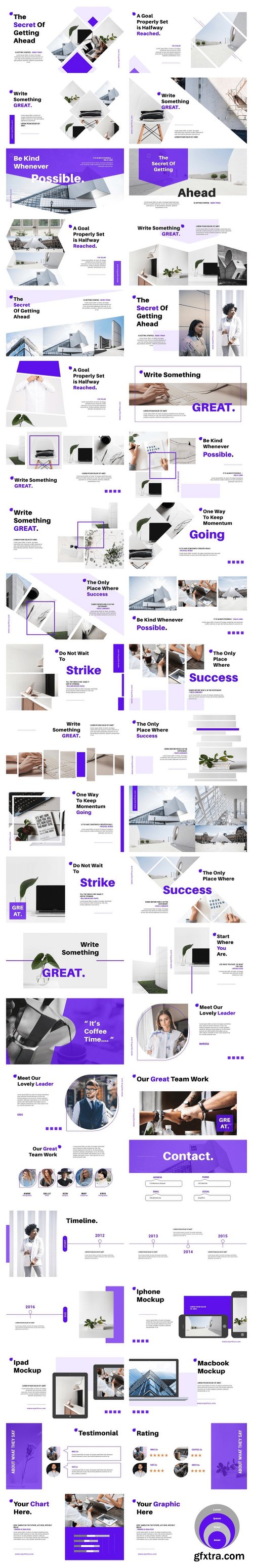 CreativeMarket Gilda Powerpoint Template 50% Off! 2261466