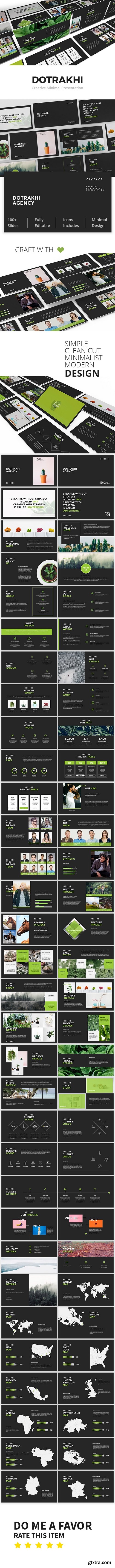 Graphicriver - Dotrakhi - Creative Minimal Google Slide Template 21579492