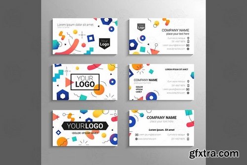 Business cards - abstract background template