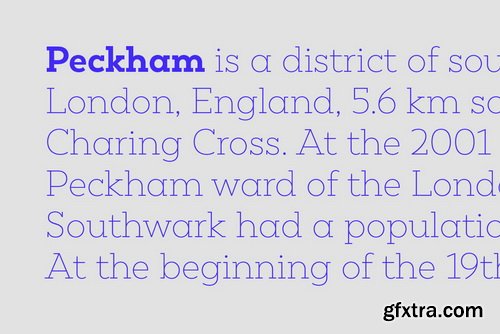 Peckham Font Family