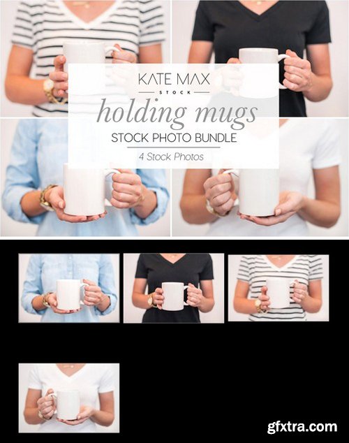 CM - Holding Mugs Stock Photo Bundle 2305925