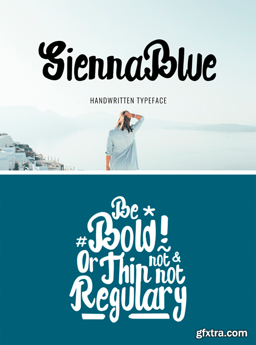 SiennaBlue Font