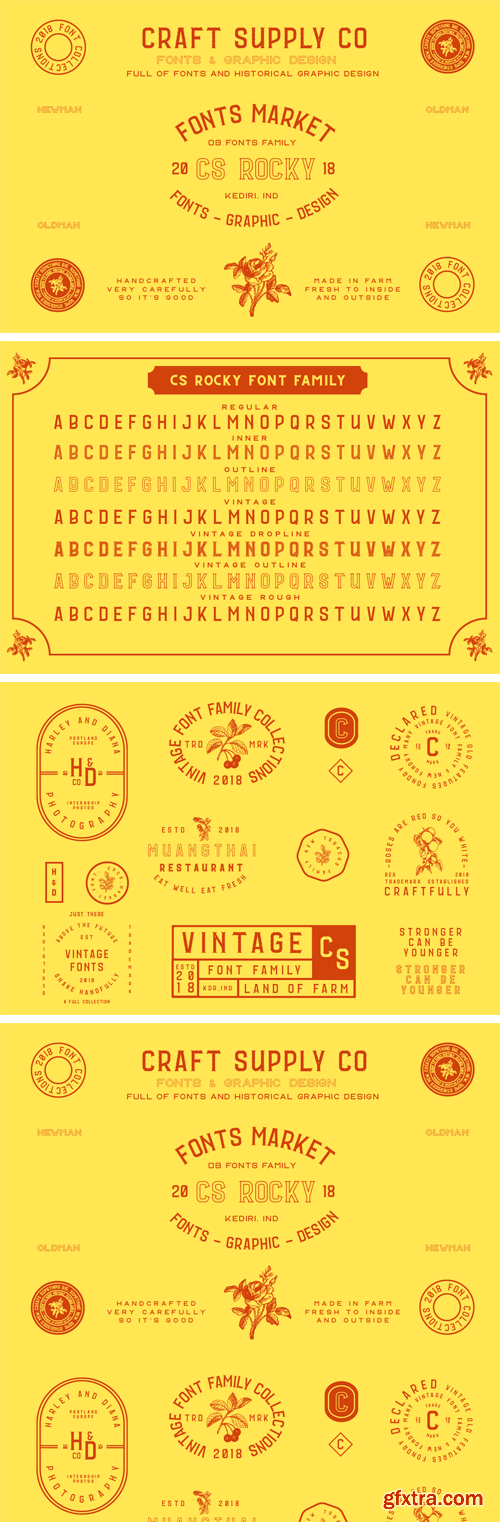 CM - CS Rocky Font + Extras 2240759