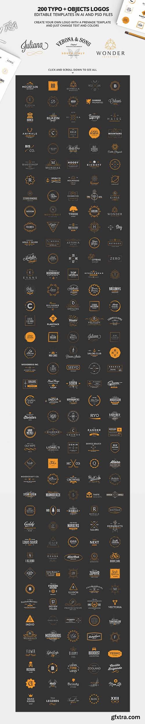 CreativeMarket - All in One Logo Creation Kit 2367978