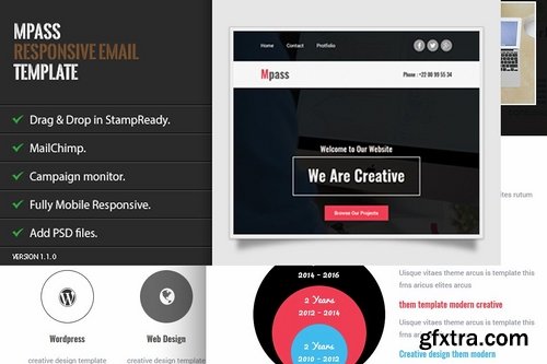 CM - Mpass - Responsive Email Template 2325769