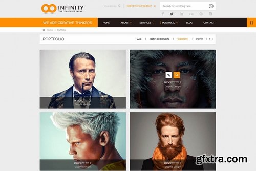 CM - INFINITY  Flat PSD Template 2324733