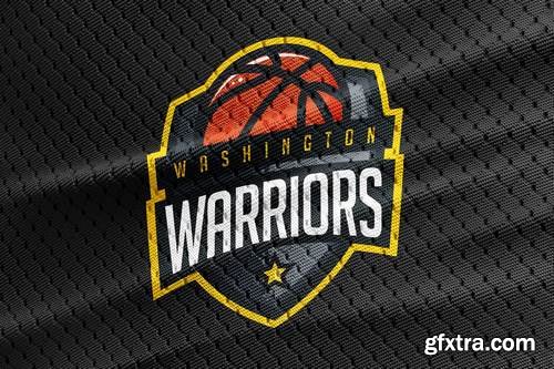 Warriors - Basketball Team Logo Template