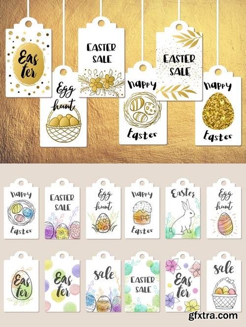 Easter Sale Tags Collection