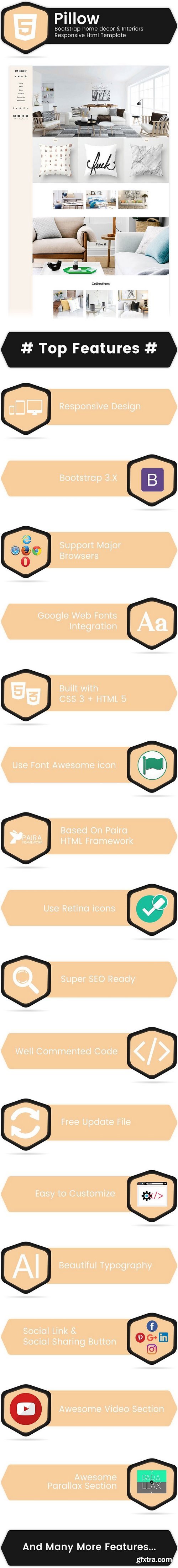 CM - Pillow v1.0 - Home Decor Html Template 1845907