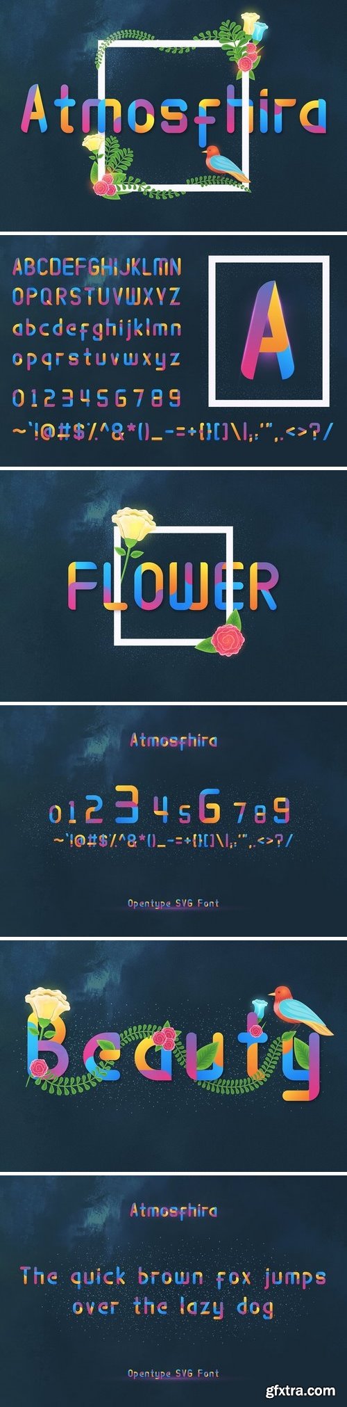 CM - Atmosfhira | Opentype SVG Colorfont 2032419