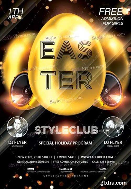 Easter V12 2018 PSD Flyer Template