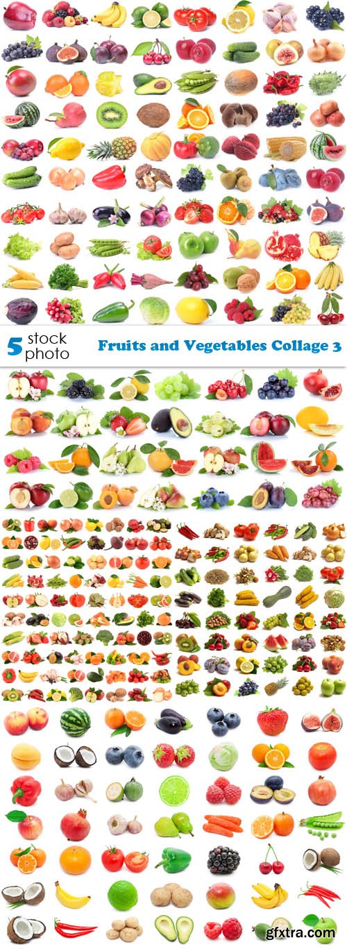 Photos - Fruits and Vegetables Collage 3