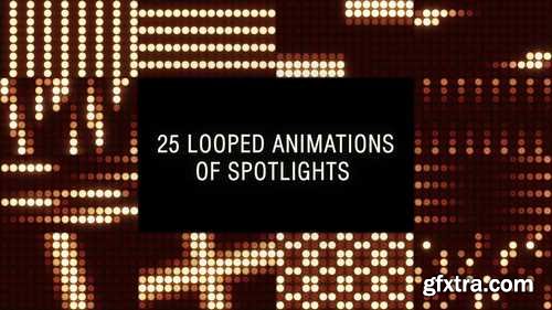 MA - Flashing Spotlights Motion Graphics 57398